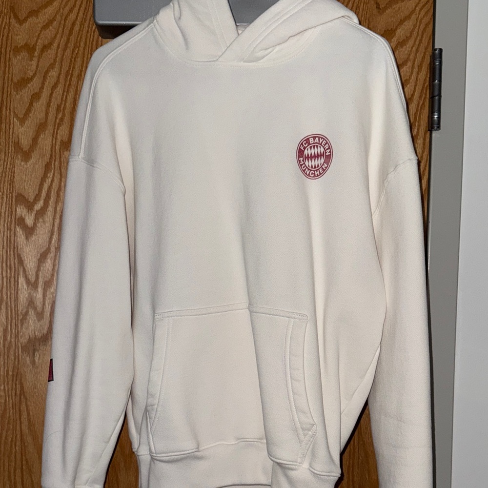 Bayern Munich White Graphic Hoodie